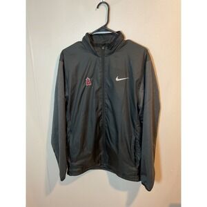 Nike Golf Los Angeles Angels MLB Windbreaker Jacket‎ Gray Mens Medium